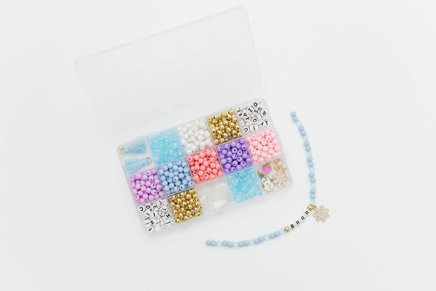 Winter Wonderland DIY Stretchy Bracelet Craft Kit