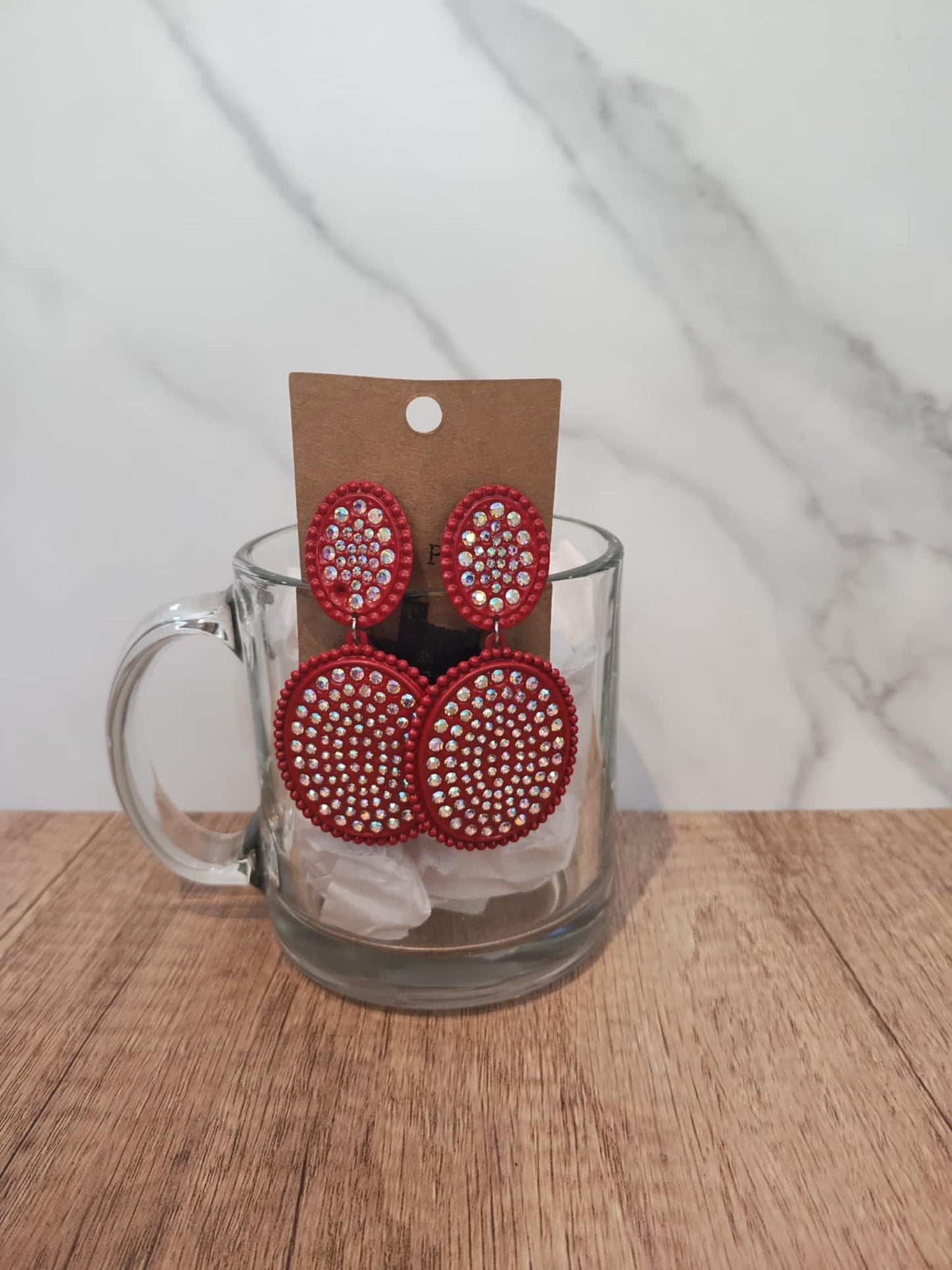 Big Blingy Dangle Earrings