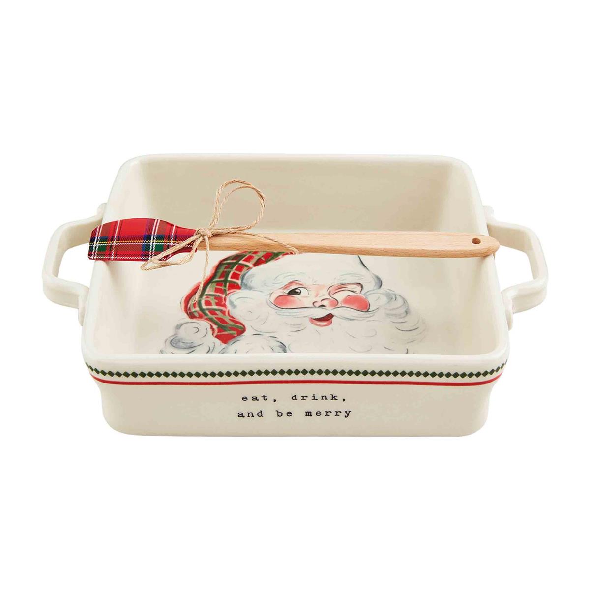 Santa Tartan Baking Set