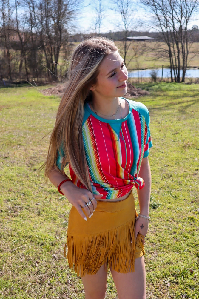 Serape Raglan