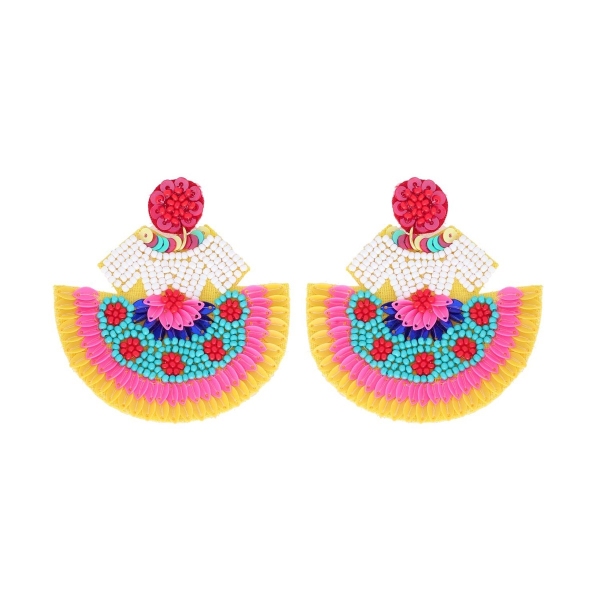 Latin Dress Beaded Earring