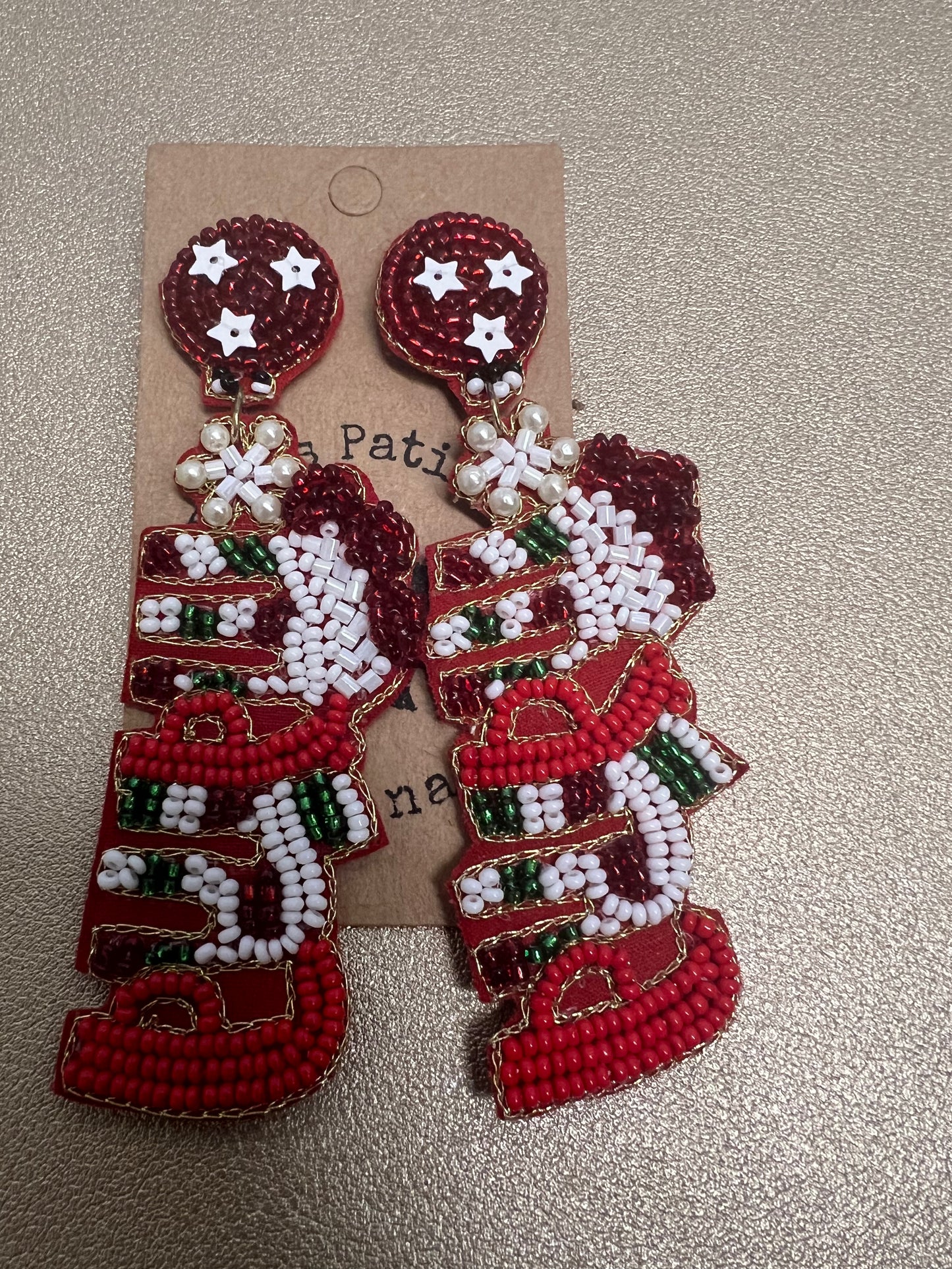 Nana Christmas Earrings