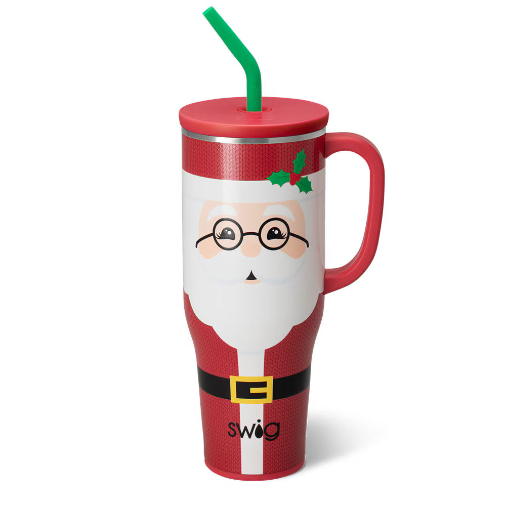 Mr Claus 40 oz Handled Mega Mug - SWIG