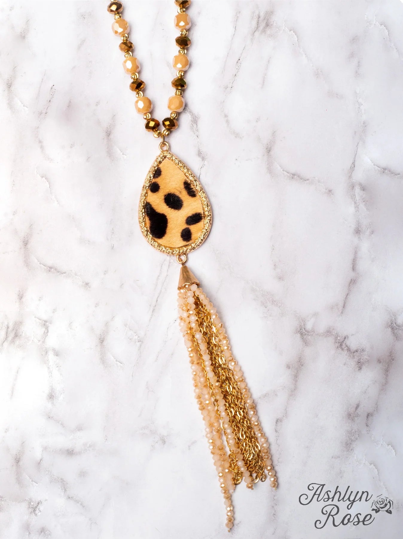 Don't Underestimate Me Leopard Pendant Necklace