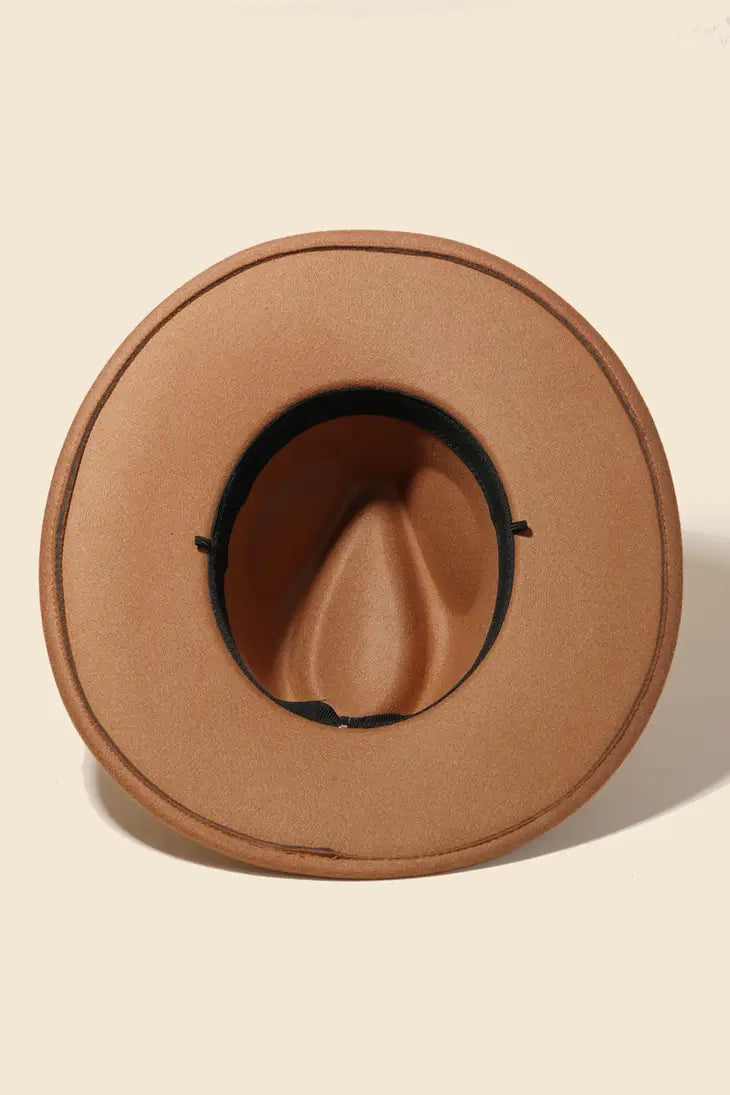 Chain Band Fedora Hat