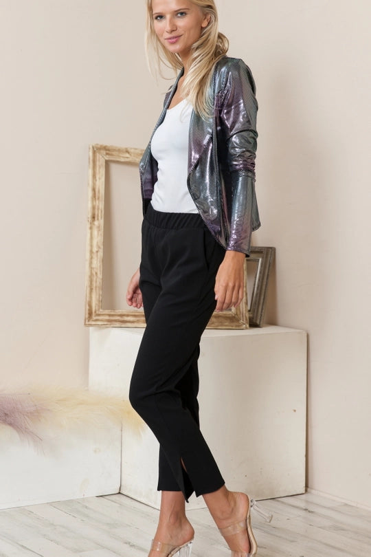 Black Tulip Dress Pants