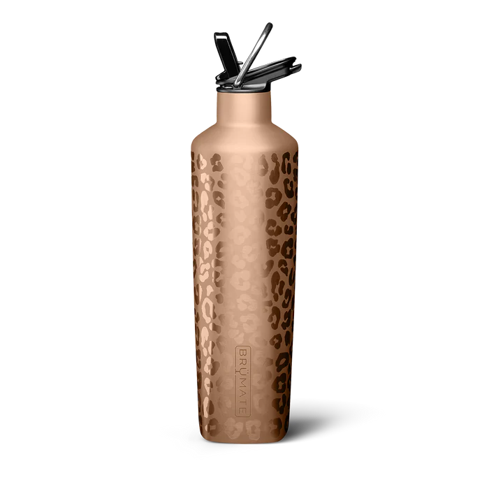 25oz Rehydration Bottle Brumate - Gold Leopard