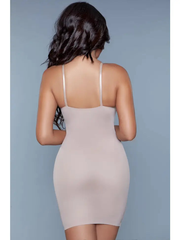 Curved Craze Shapewear Dress Nude 3X/4X Curved Craze Shapewear Dress Nude 3X/4X