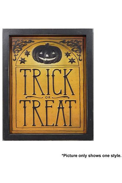 Halloween Hanging Sign Trick or Treat