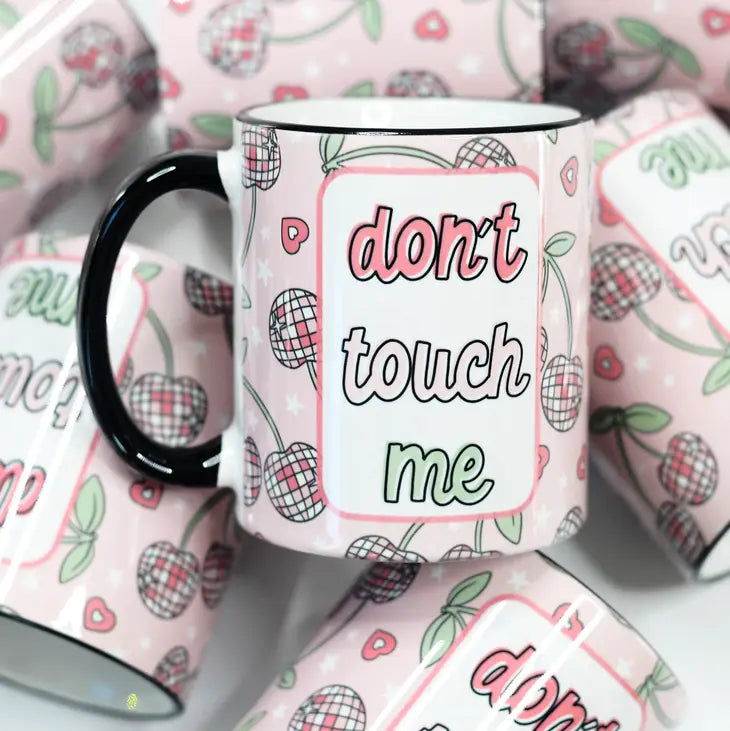 Dont Touch Me Disco Ball Mug