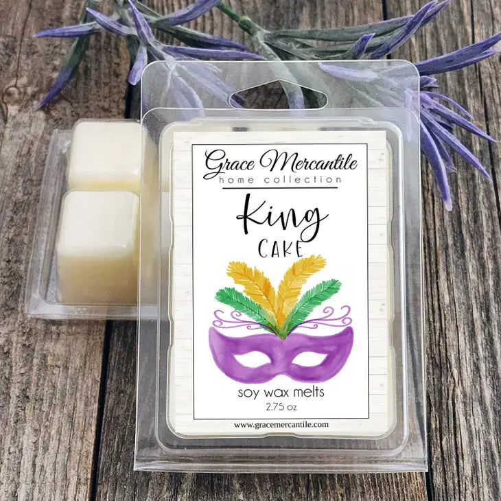 King Cake Mardi Gras Wax Melt