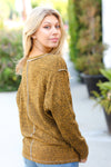 Butterscotch Two Ton Seam out Sweater