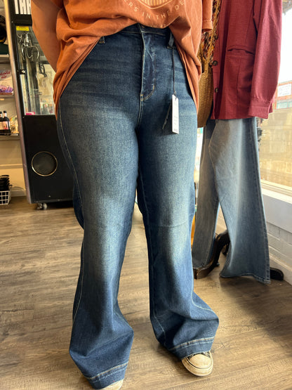 High Waist Retro Wide Leg 881023