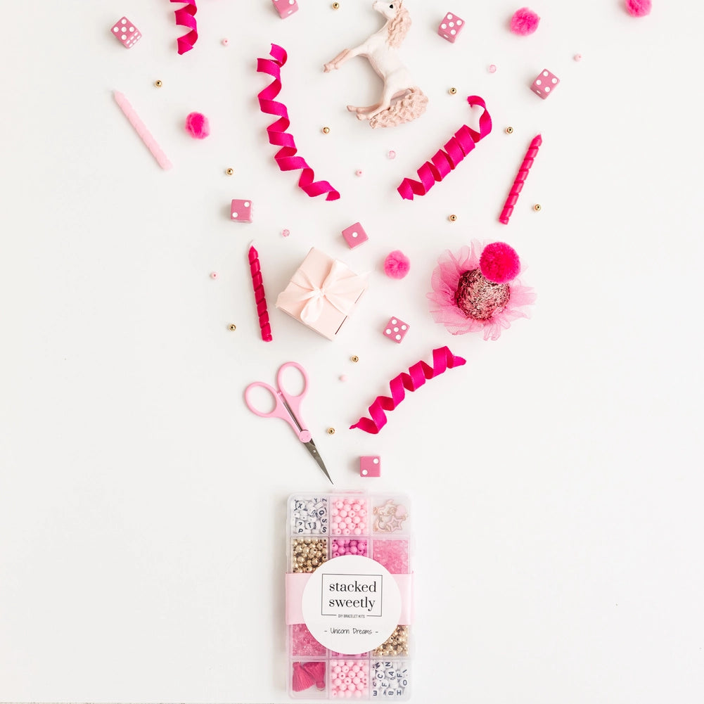 Unicorn Dreams Diy Stretchy Bracelet Craft Kit