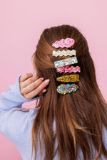 Hair Clip Set - Pearl Confetti - Set of 2