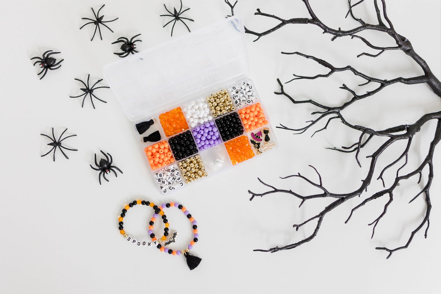 Halloween Spooky Season Diy Stretchy Bracelet Craft Kit