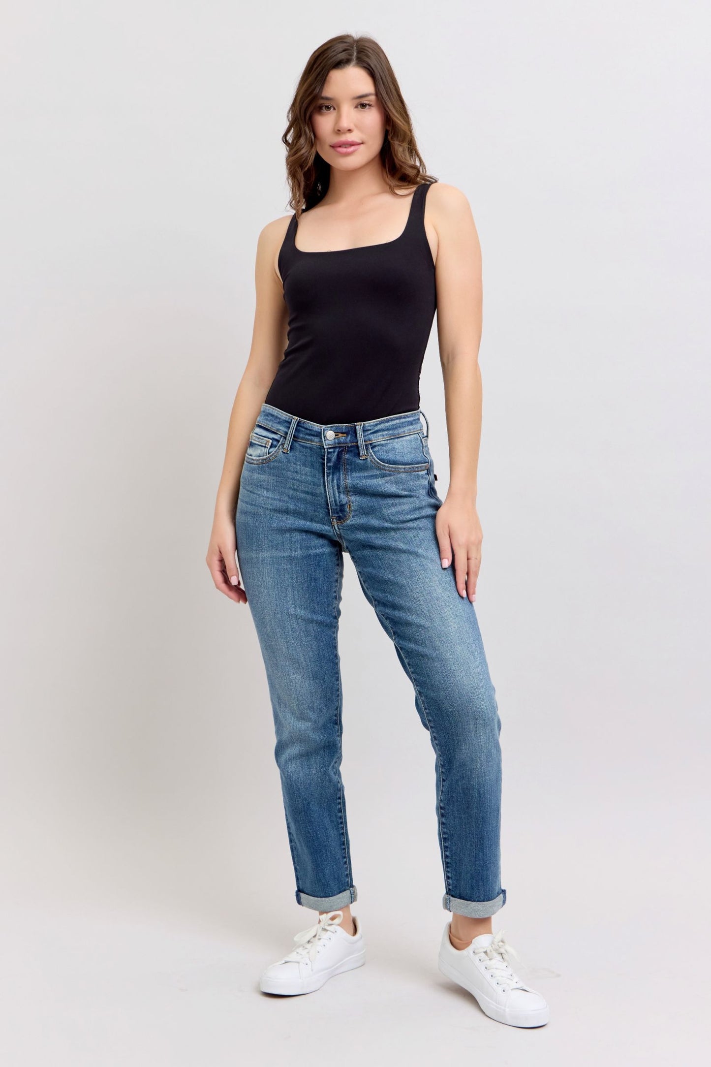 Mid Rise Vintage Wash Boyfriend - Judy Blue 82662