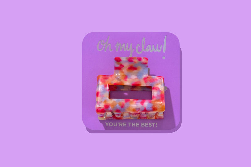Claw Hair Clip Card - "You're the Best!"