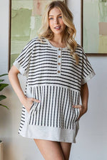 Short Sleeve Striped Top
