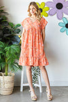 Floral Mini Baby Doll Dress
