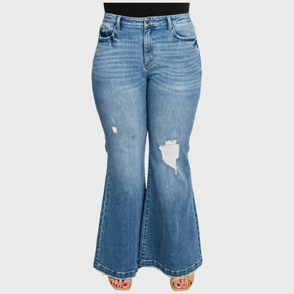 Super High Rise 70's Inspired Flare - Petra153 Jeans