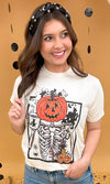 Scary Skeleton Graphic T-Shirt