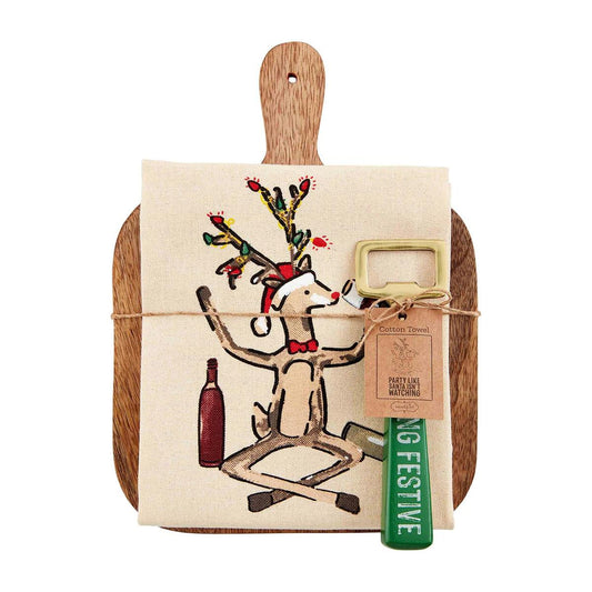 Reindeer Board Towel Set