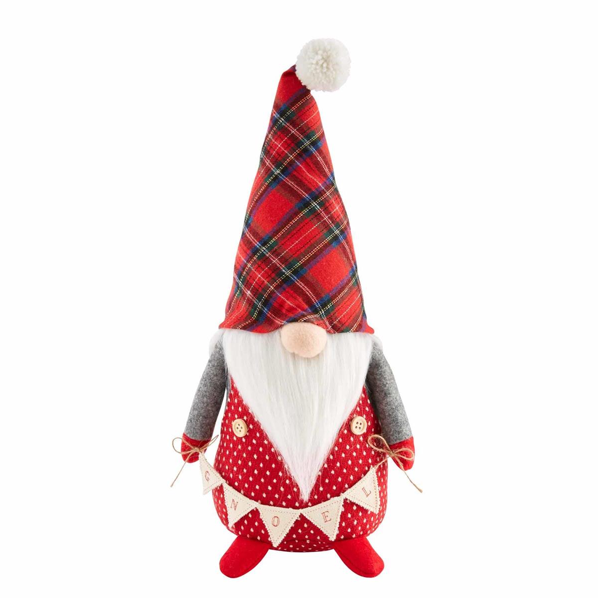 Large Dot Christmas Gnome Sitter