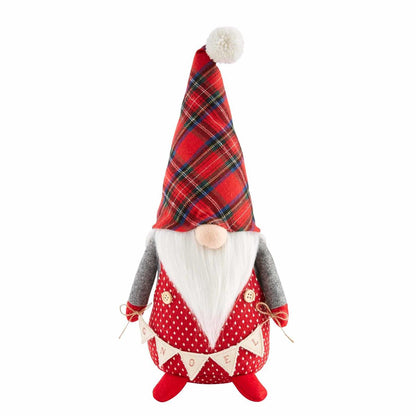 Large Dot Christmas Gnome Sitter