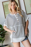 Short Sleeve Striped Top