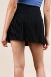 Pleated Activewear Skirt with Shorts Inside