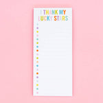 List Pad - "I Thank My Lucky Stars"