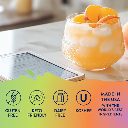 Sugar Free Peach Mango Energy Syrup - 375ml