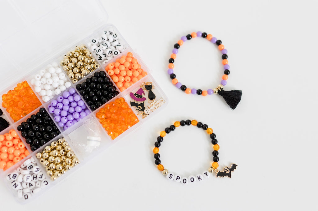 Halloween Spooky Season Diy Stretchy Bracelet Craft Kit