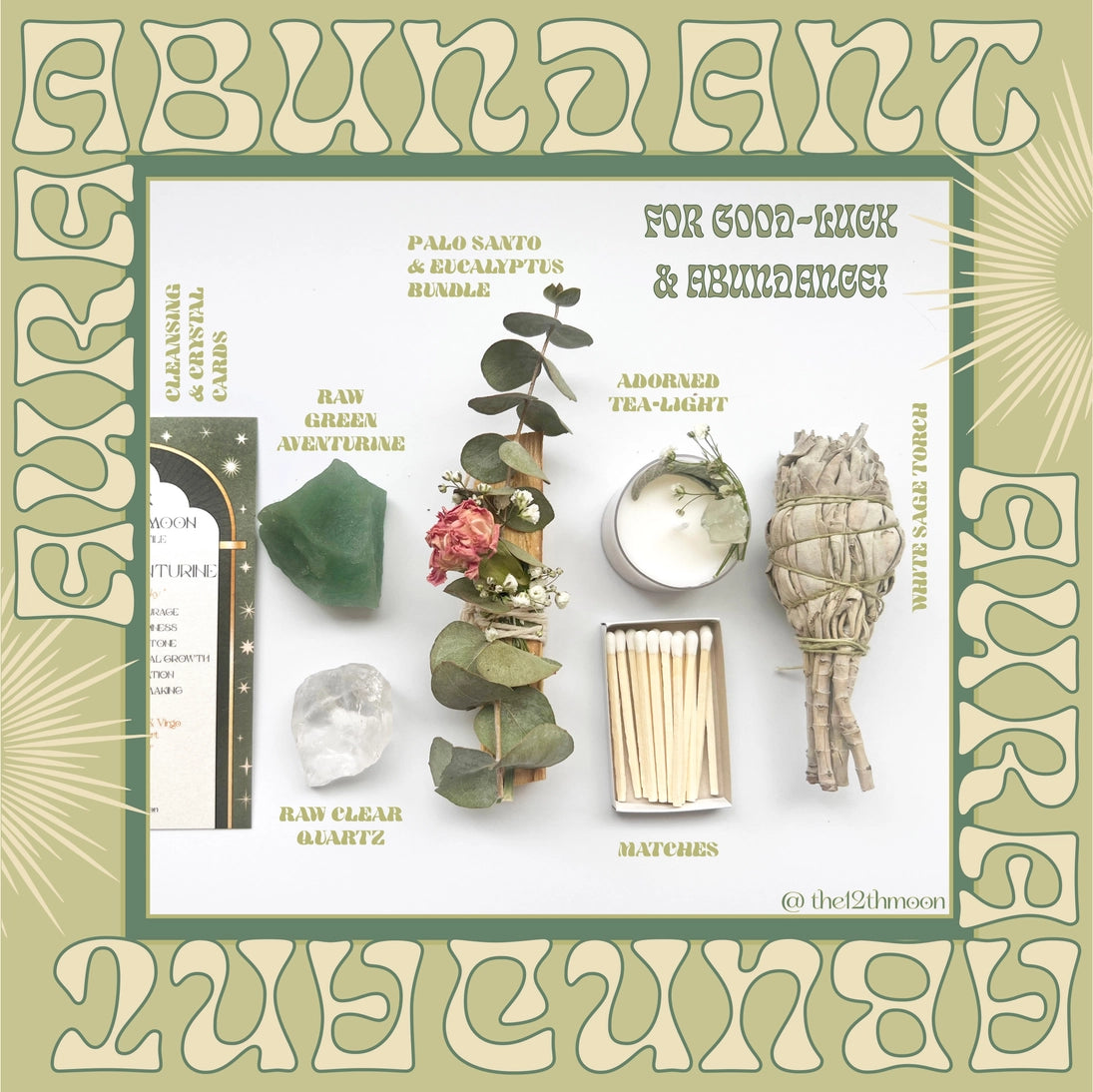 Abundant Aura Ritual Kit - Smoke Cleansing