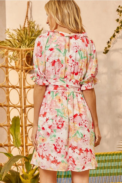 Floral Print Woven Dress