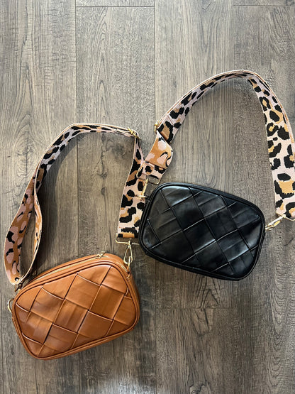 Braided Crossbody Bag