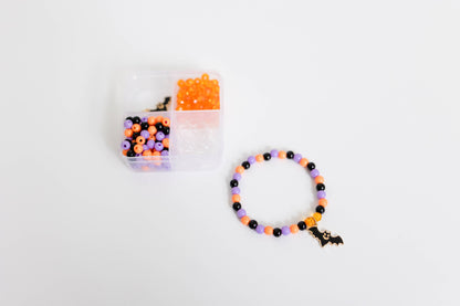 Halloween Craft, DIY Mini Stretchy Bracelet Craft Kit Bat