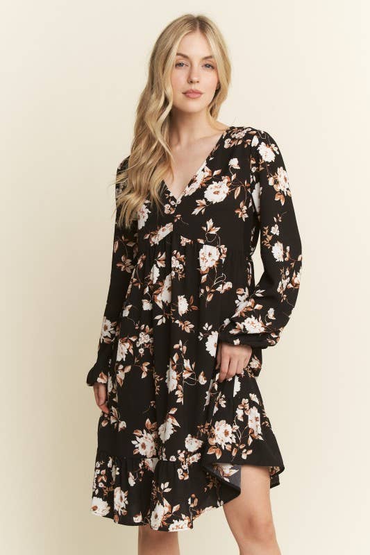 Floral Babydoll Dress