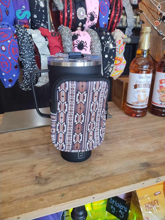 Brown Aztec Tumbler Buddy