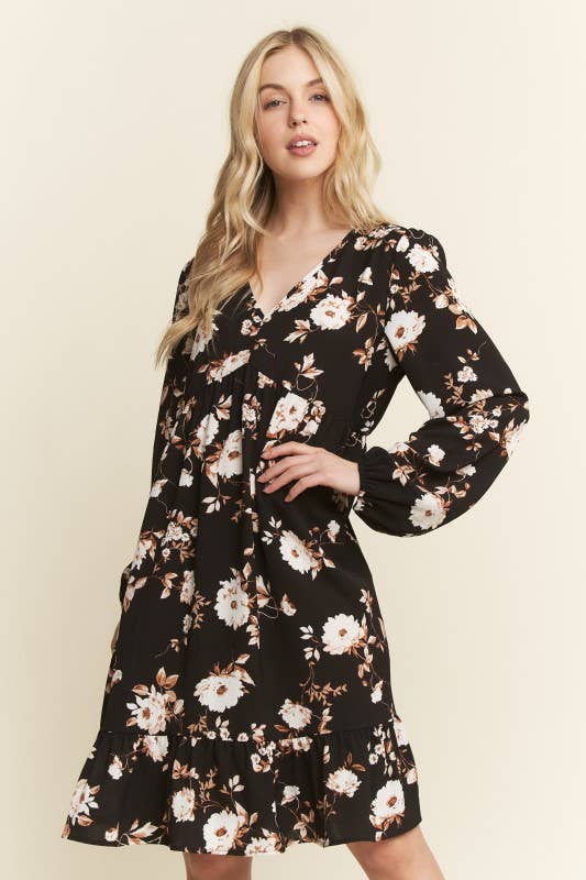 Floral Babydoll Dress