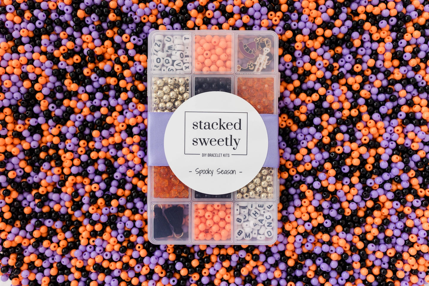 Halloween Spooky Season Diy Stretchy Bracelet Craft Kit