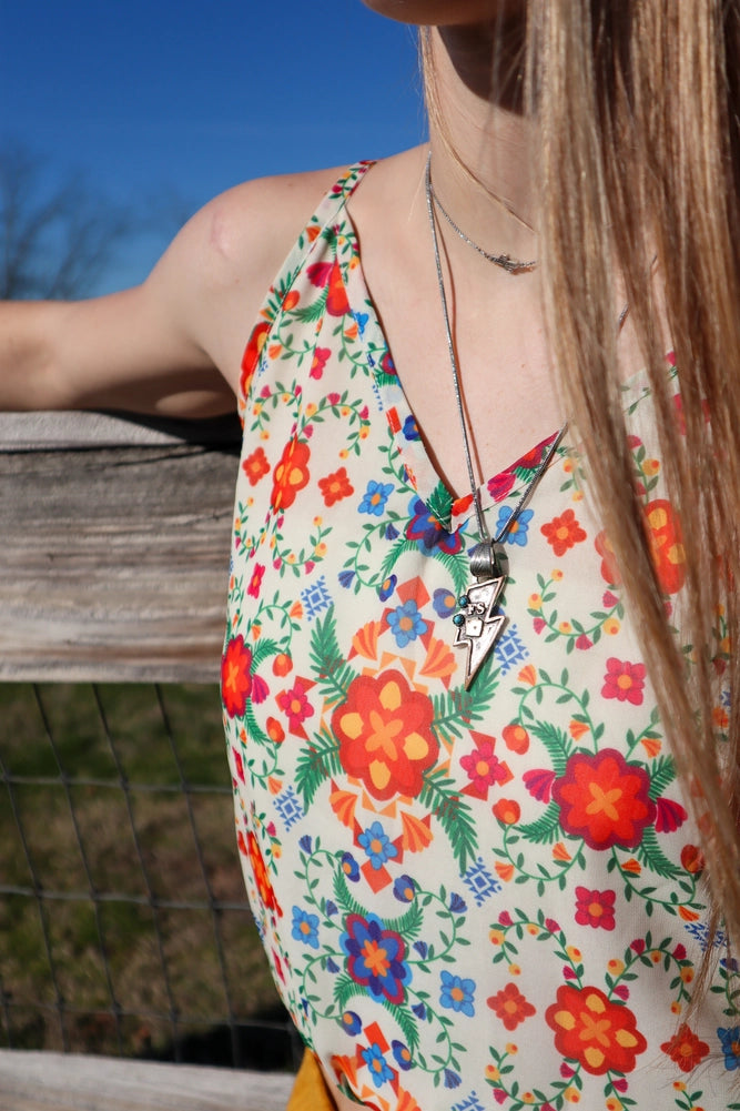 Mexican Flowers Gathered Camisole