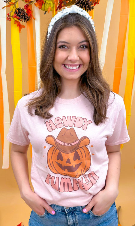 Howdy Pumpkin Graphic T-Shirt