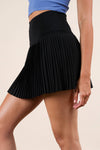 Pleated Activewear Skirt with Shorts Inside
