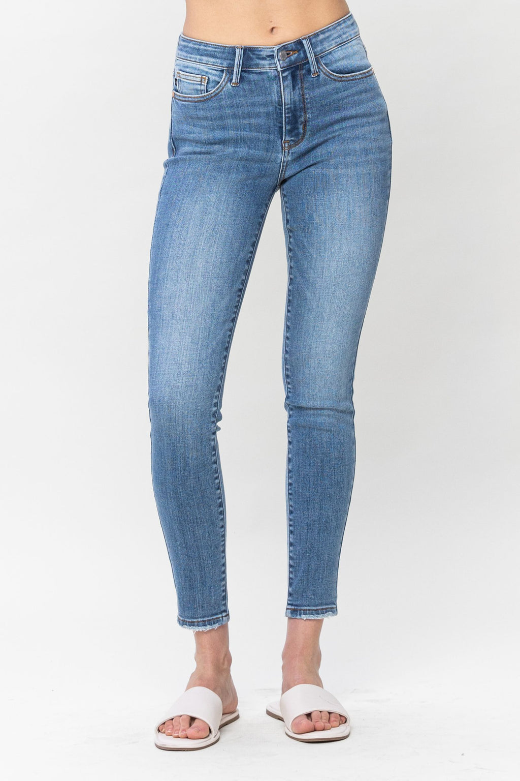 Mid Rise Vintage Skinny Jeans - Judy Blue 82548