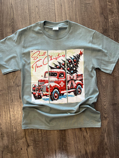 Small Town Christmas Graphic Tee