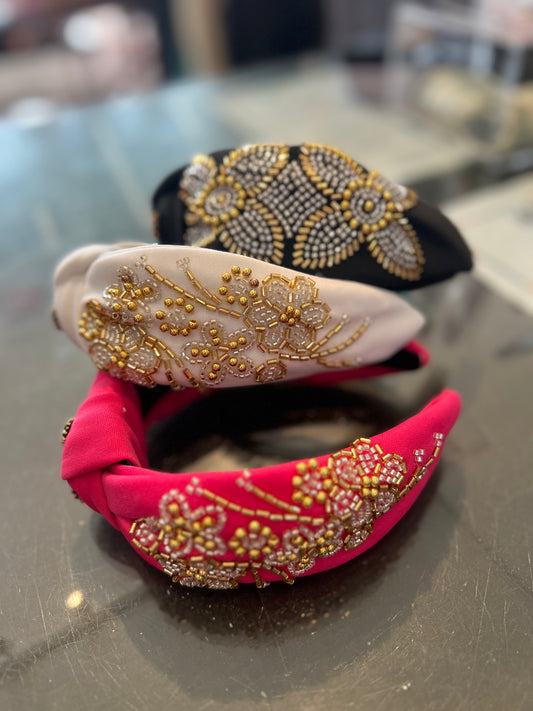 Rhinestone Flower Headband