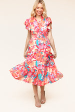 Print Woven Midi
