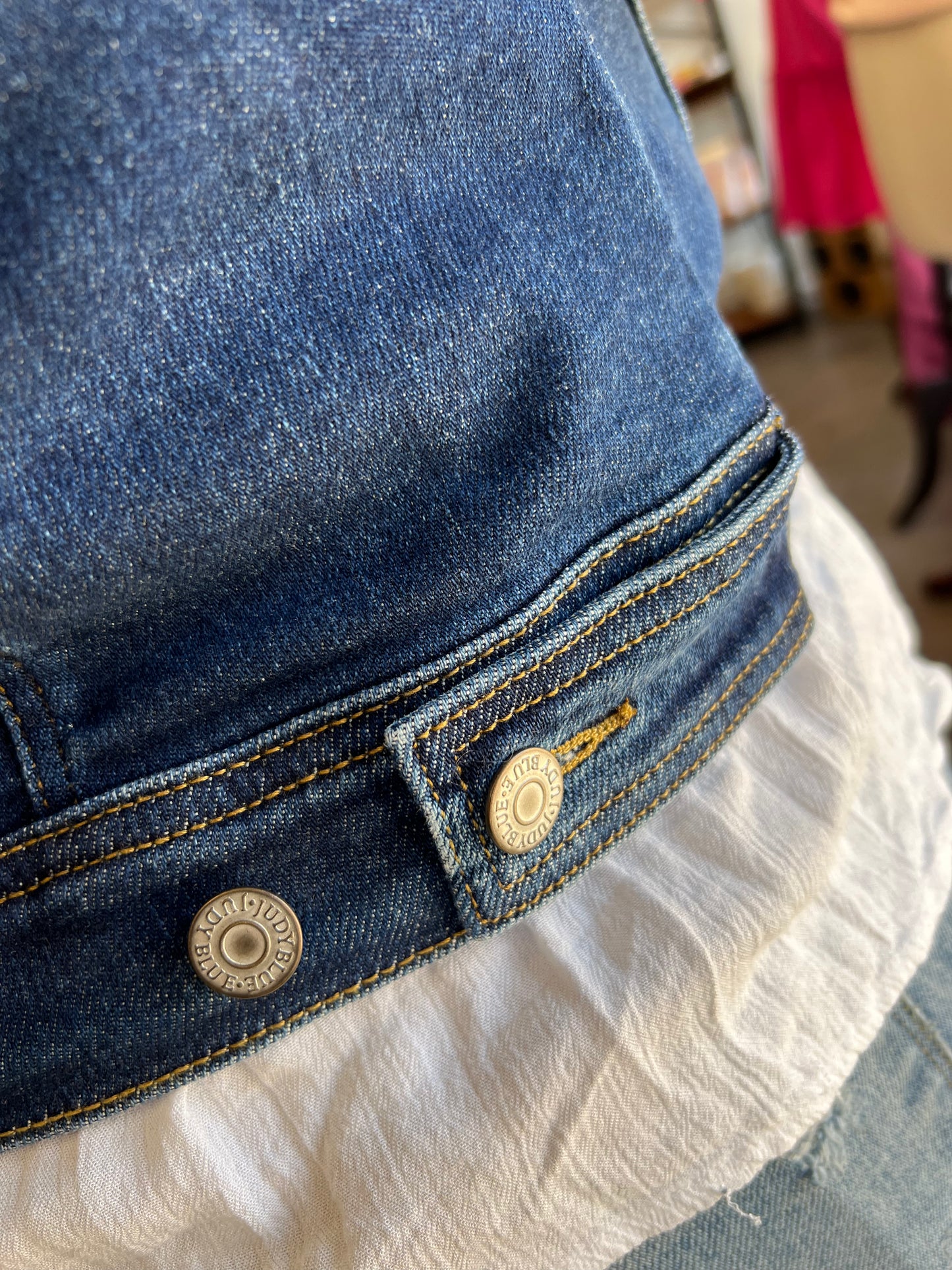 Classic Dark Denim Jacket Judy Blue 7832